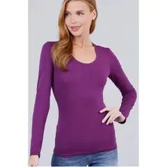 MPROPIA - Camiseta Mujer Elasticada Manga Larga Bambu 2123
