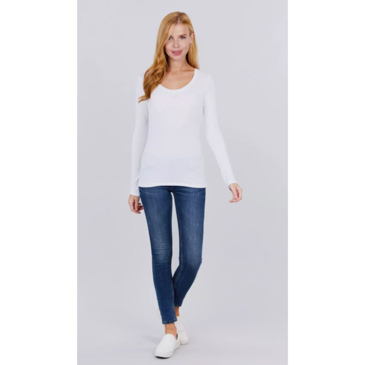 LIKE SHOP - Camiseta Mujer Elasticada Manga Larga Bambu 2123