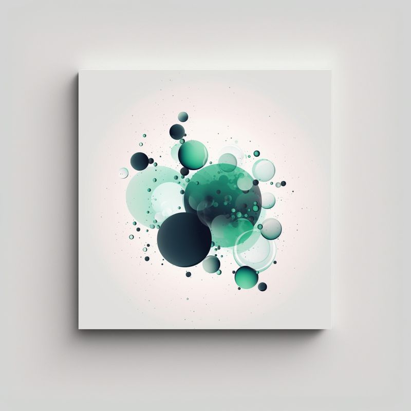 GENERICO - Cuadro De Arte Digital Para Empresa De Terapia De 80x80 Cm