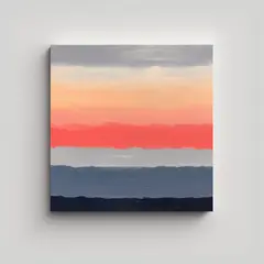 GENERICO - Pintura De Arte Moderno Minimalista Expresivo En 90x90 Cm