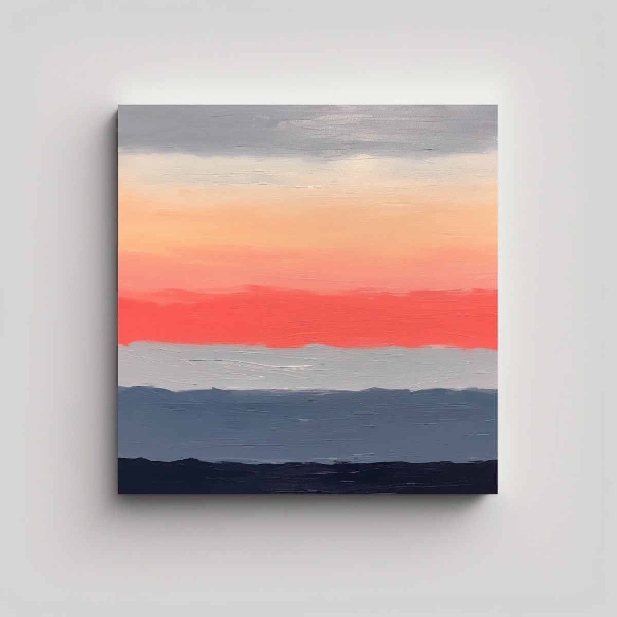 GENERICO - Pintura De Arte Moderno Minimalista Expresivo En 60x60 Cm