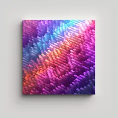 GENERICO - Lienzo De Tela Clásico Y2k Estilo Rosa Azul 50x50 Cm