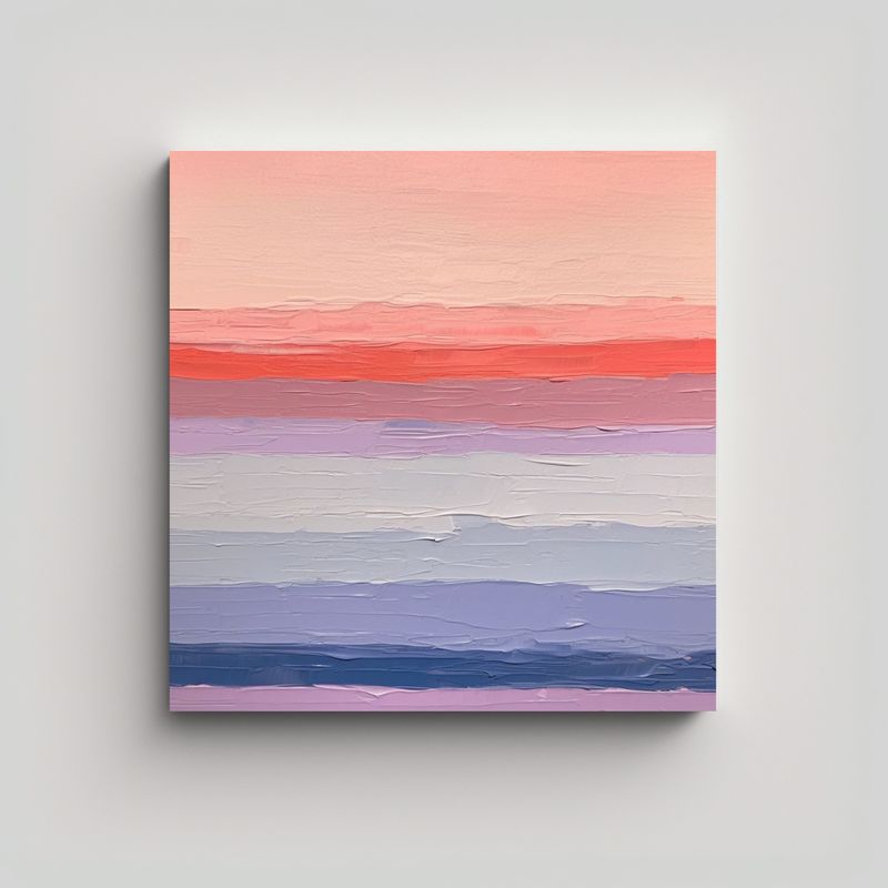 GENERICO - Pintura En Papel De Arte Moderno Minimalista Con 60x60 Cm