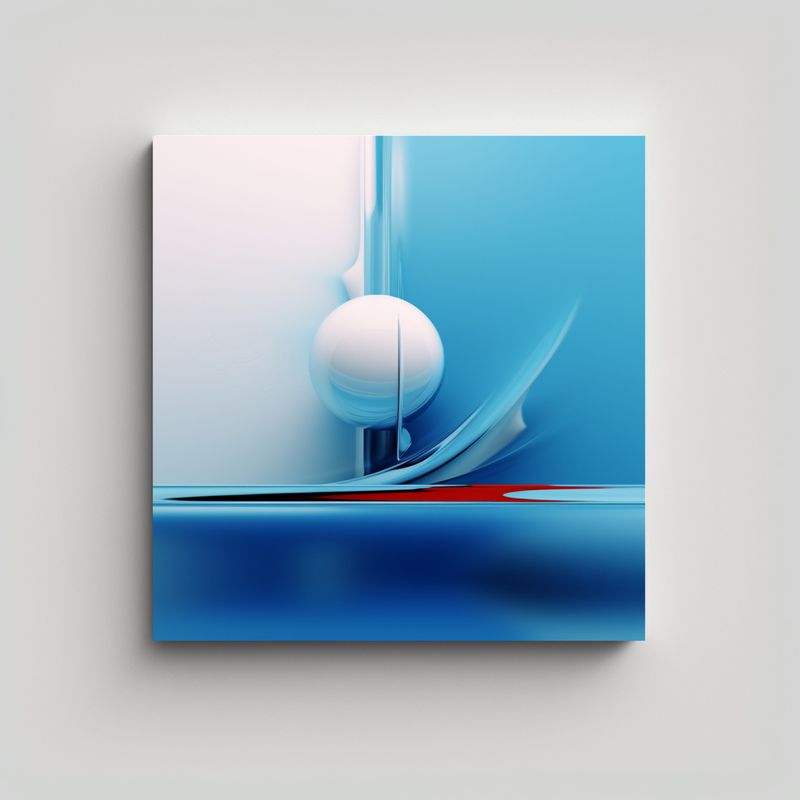 GENERICO - Pinturas De Decoración Surrealista Azul Cielo 60x60 Cm