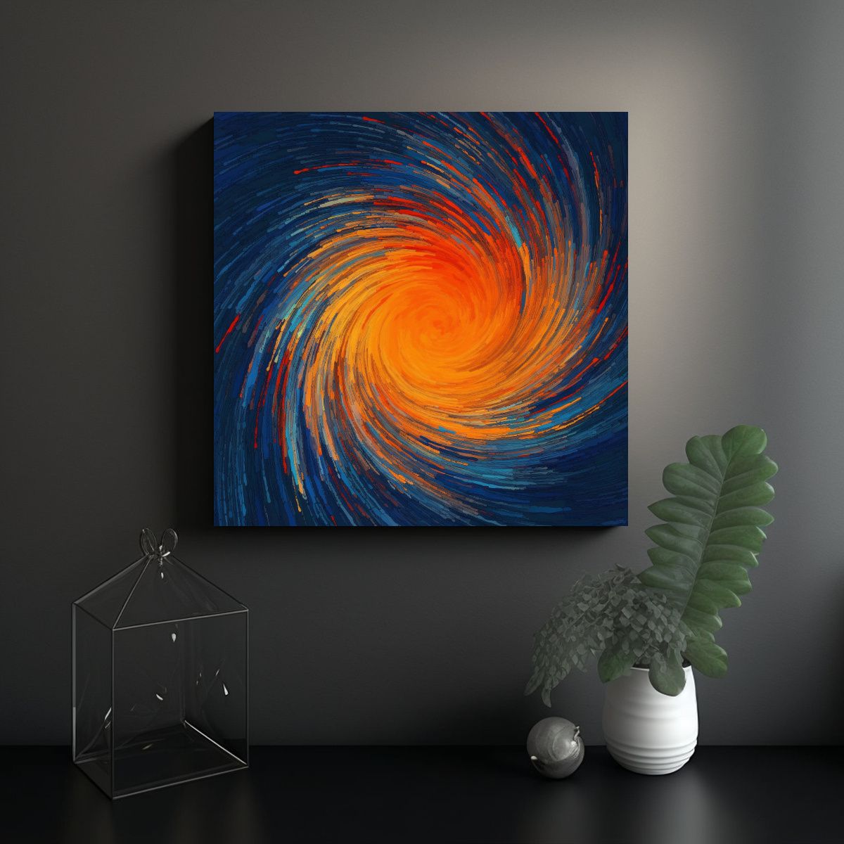 GENERICO - Pinturas Decorativas Modernas Generativas De Arte 80x80 Cm