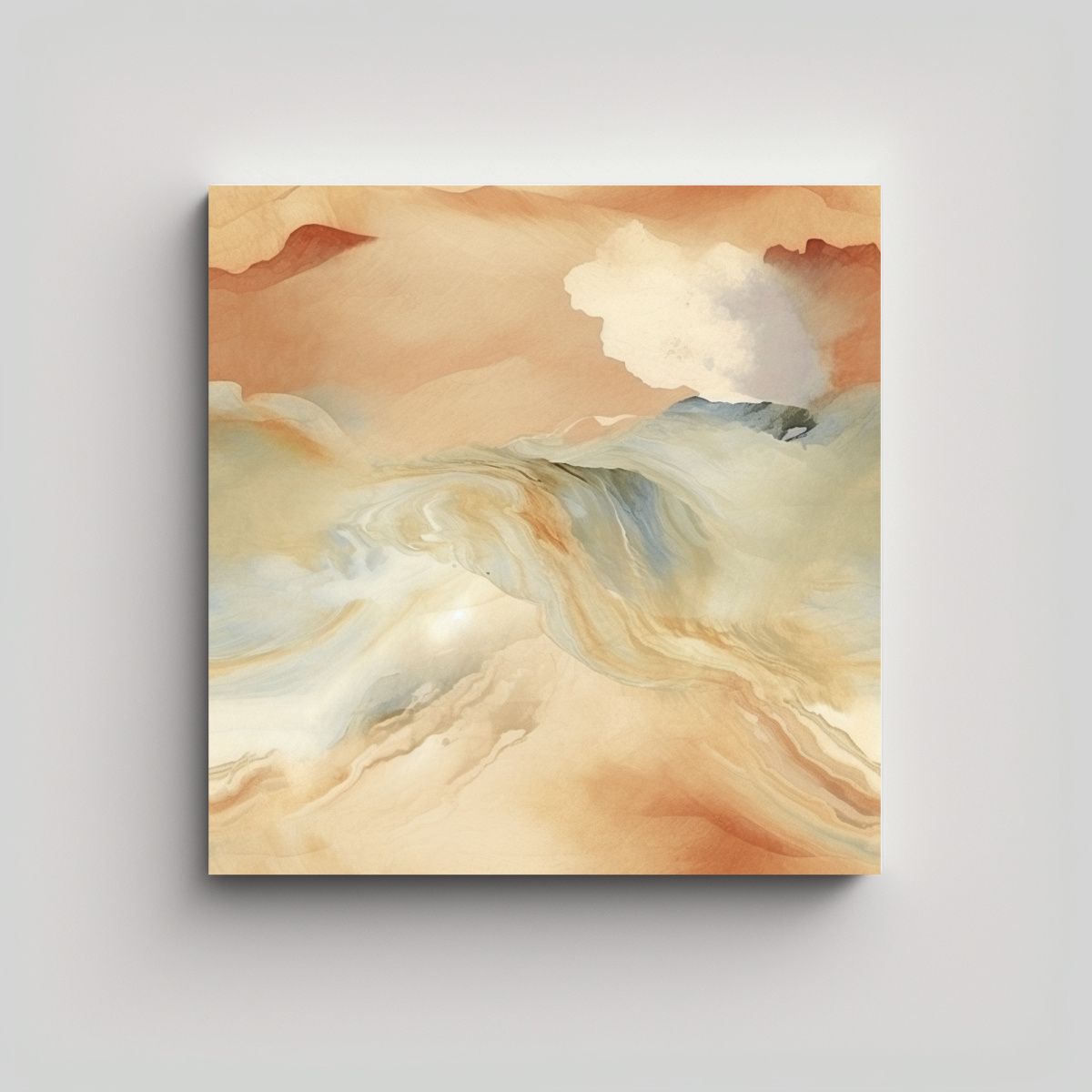 GENERICO - Papel Pintado A Rayas En Tonos Beige Y Tan Para 70x70 Cm