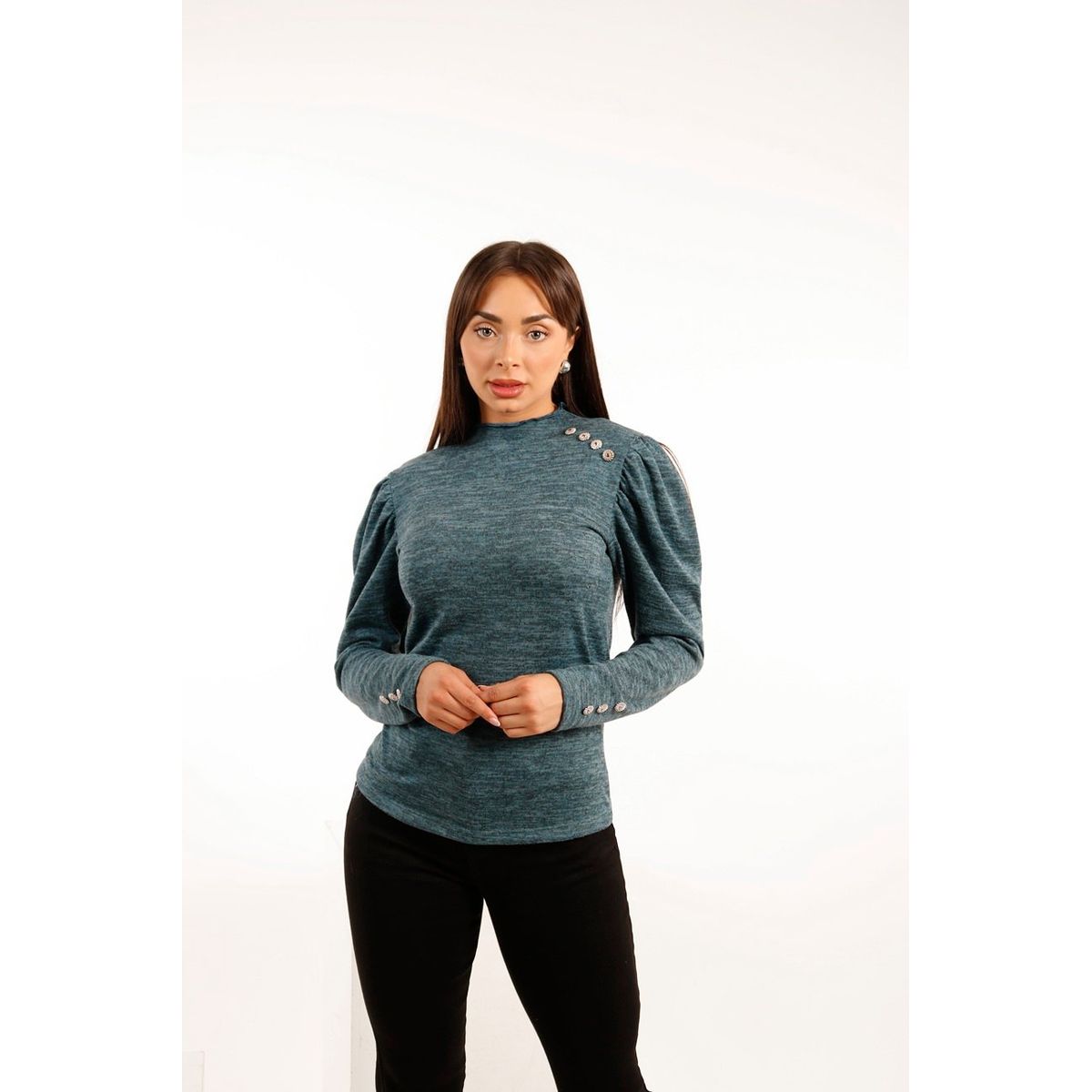 TENTATION - Polera Lanilla Rule Petroleo Tentation