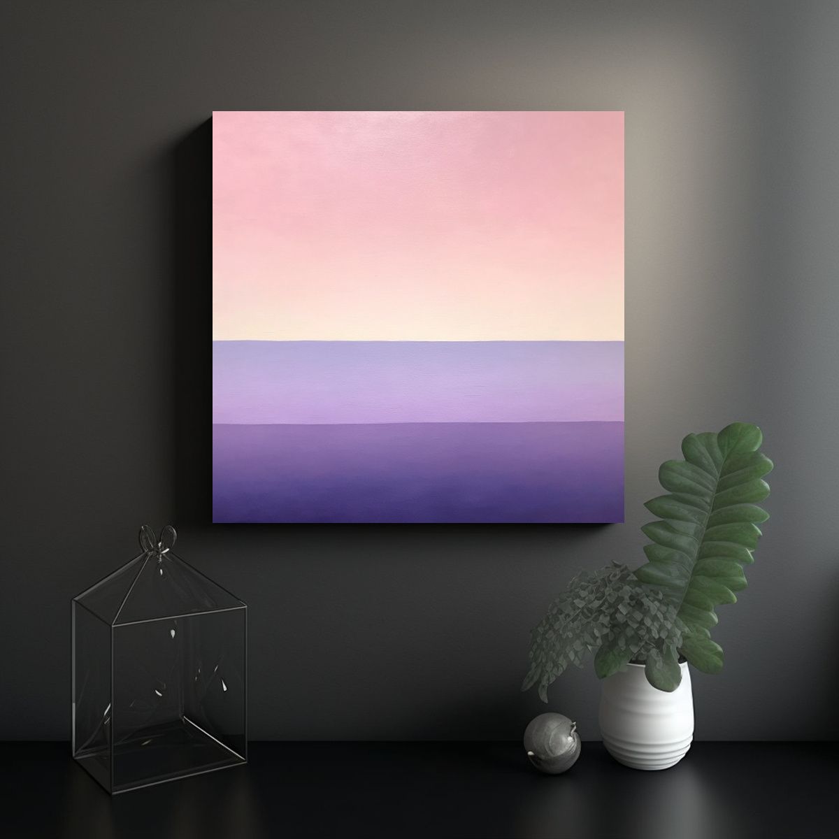 GENERICO - Pintura De Arte Minimalista En Papel Expresivo 50x50 Cm