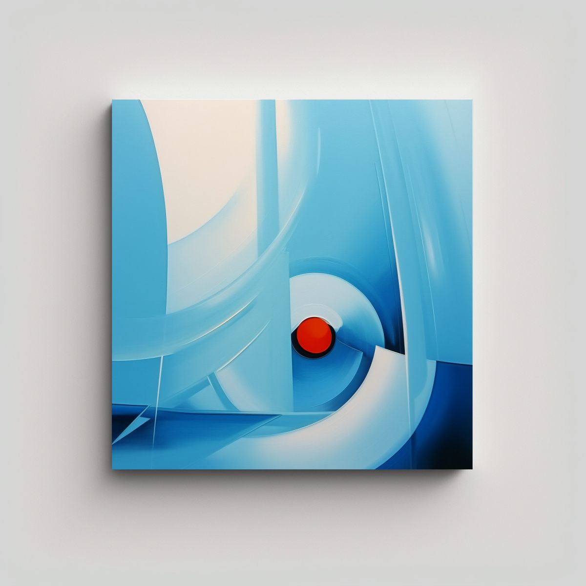 GENERICO - Cuadro Abstracto Inspirador Para Comedor En Tonos 60x60 Cm