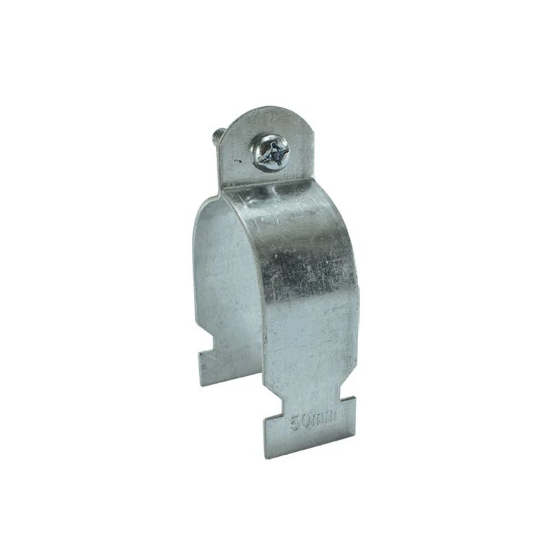 GENERICO - Abrazadera Electrogalvanizada Rc Con Perno 50mm Pack 5 Und