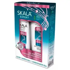 SKALA - Kit Shampoo Y Acond Bomba De Vitaminas Expert 650ml