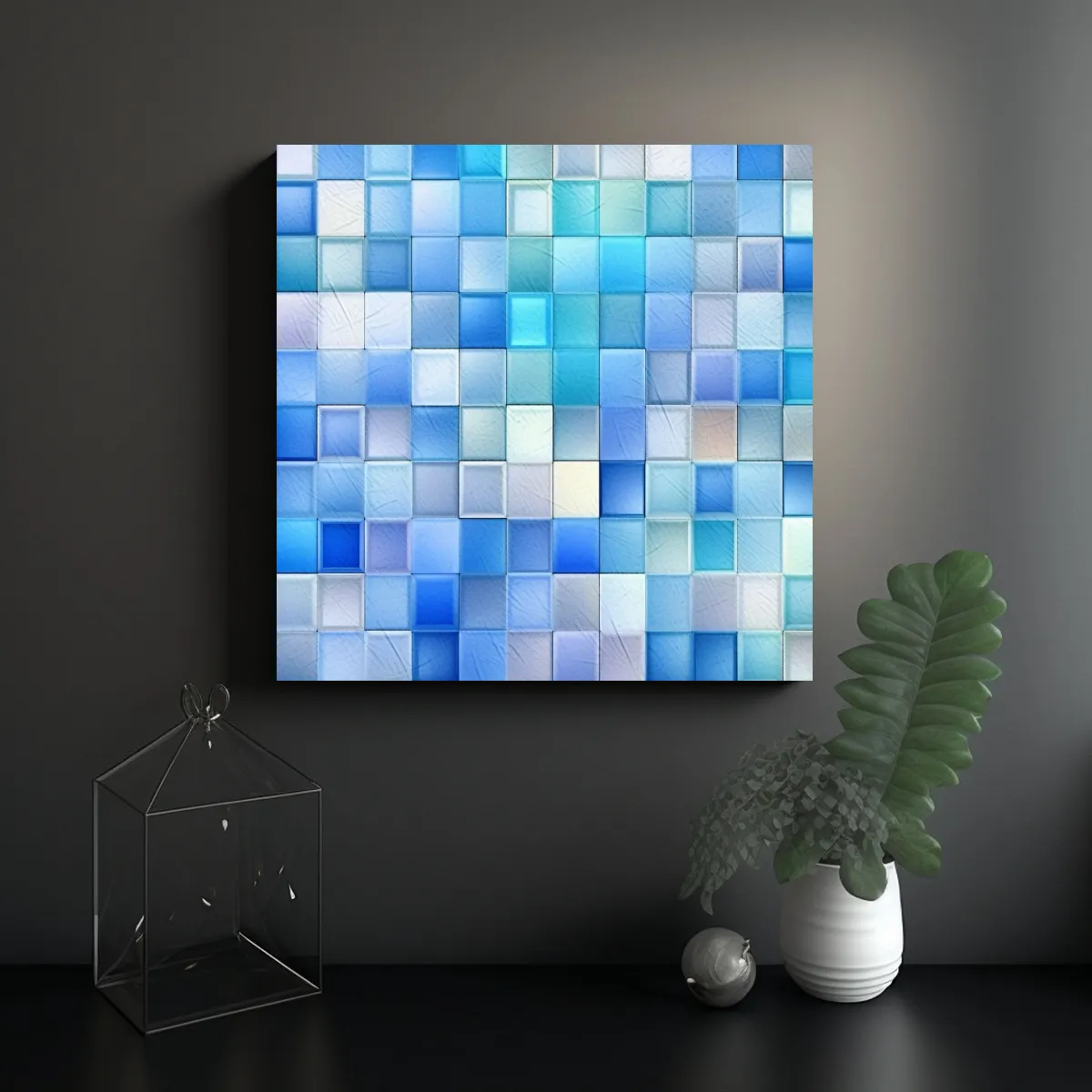 GENERICO - Pinturas Decorativas De Textura Cuadrados 70x70 Cm