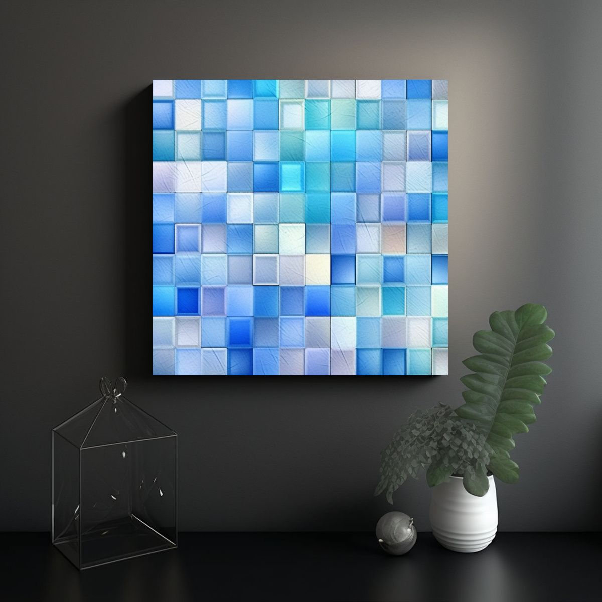 GENERICO - Pinturas Decorativas De Textura Cuadrados 60x60 Cm