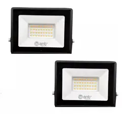 WANT - Pack X 2 Proyector Led Eco thin 30W Luz Cálida