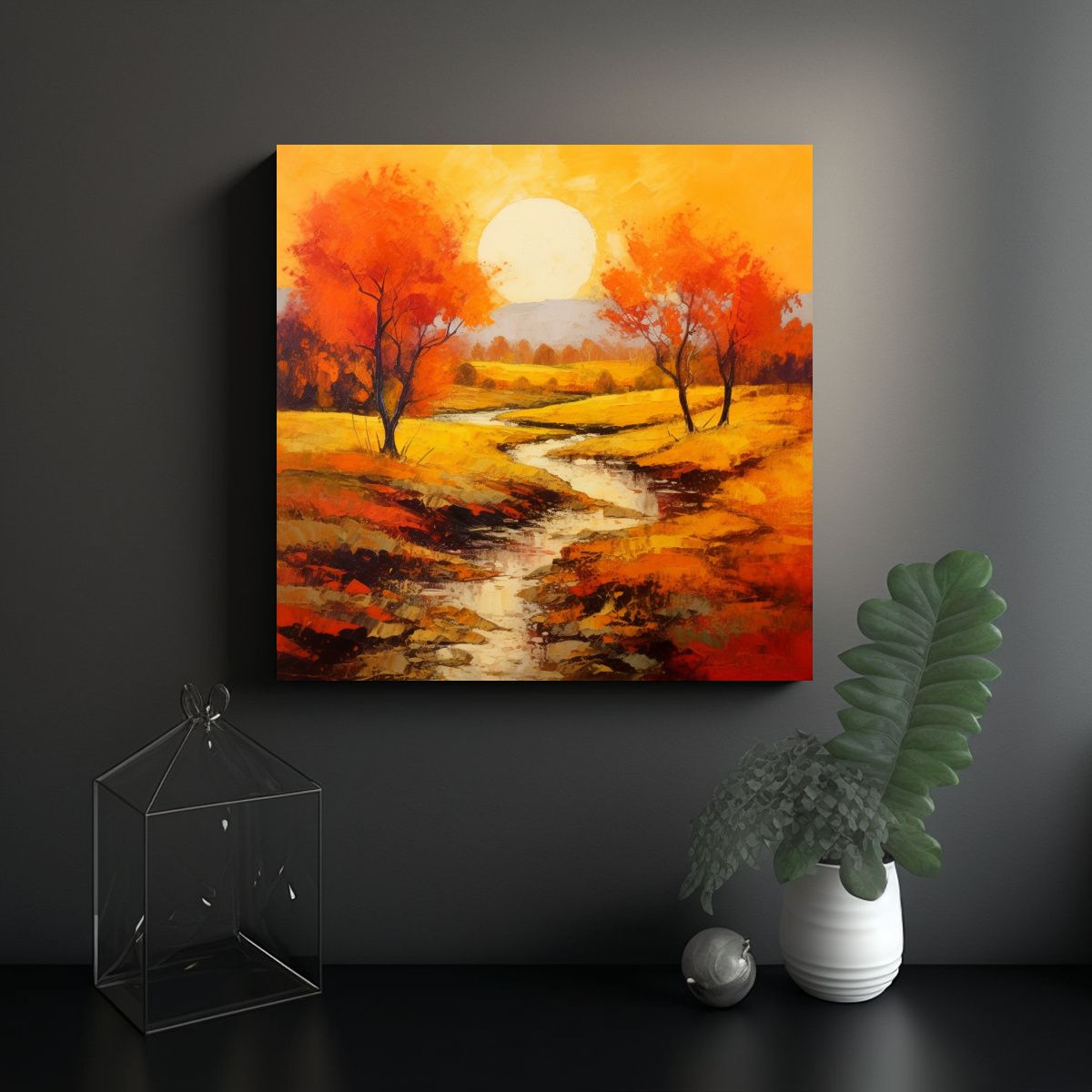 GENERICO - Pintura En Lienzo Con Diseño único Que 50x50 Cm