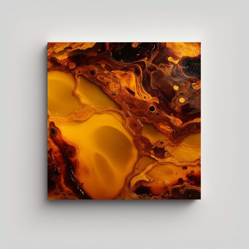 GENERICO - Pintura Decorativa De Arte Inspirador De Fondo 90x90 Cm
