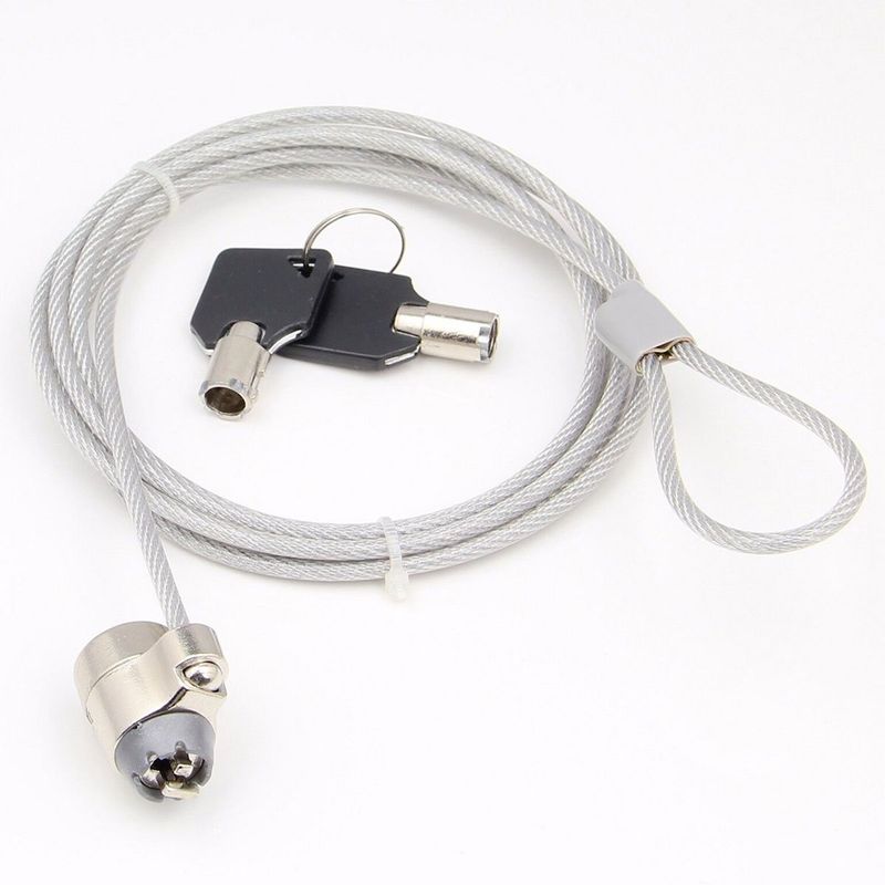 UTEK - CANDADO DE SEGURIDAD PARA NOTEBOOK 1.8 MTS. CON LLAVE. PREMIUM