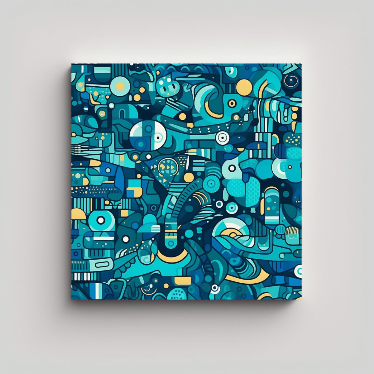 GENERICO - Cuadro Decorativo Inspirado En El Internet 70x70 Cm