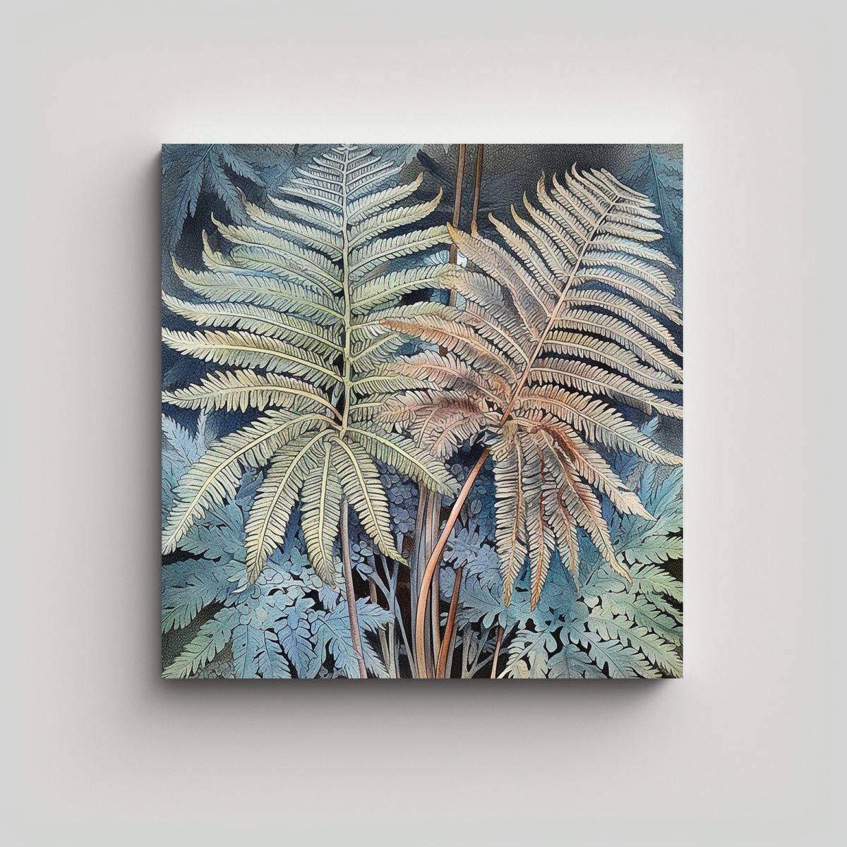 GENERICO - Pinturas Decorativas Estilo Variado De Cyathea 80x80 Cm