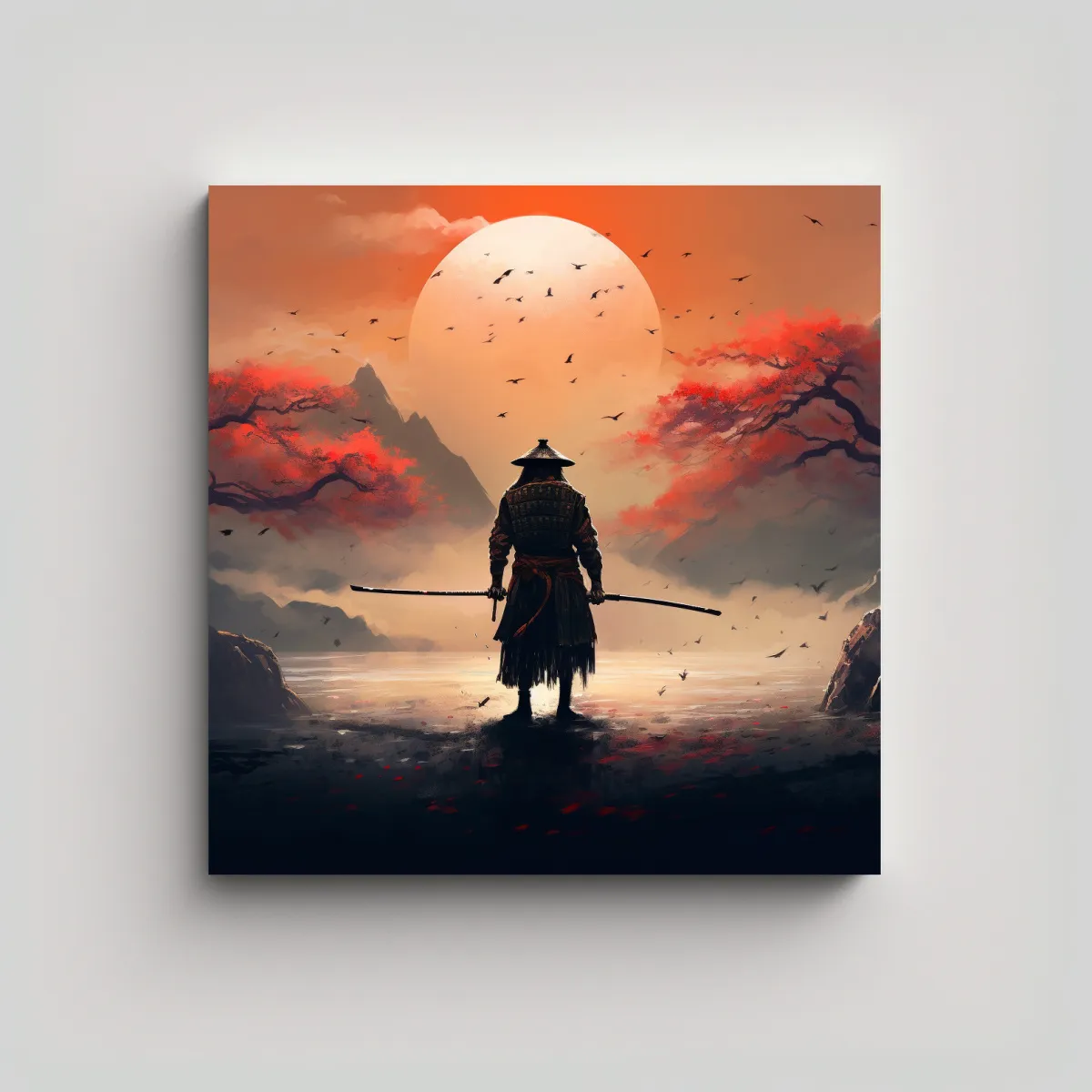 GENERICO - Pintura Original Del Comandante Cheesy Cuttlefish 90x90 Cm