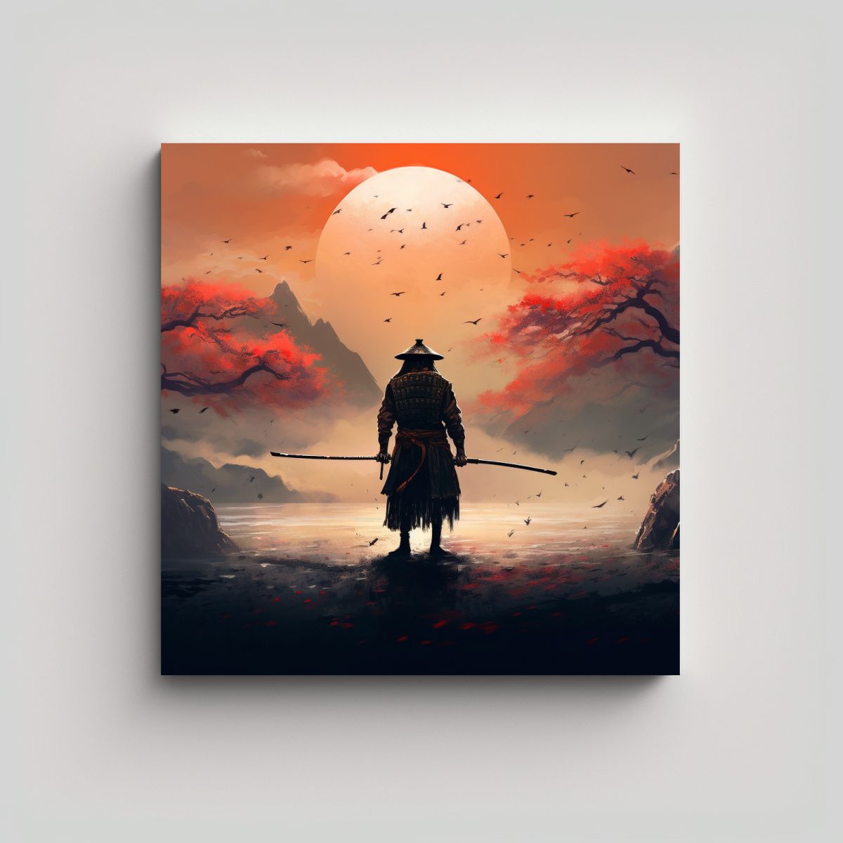 GENERICO - Pintura Original Del Comandante Cheesy Cuttlefish 90x90 Cm