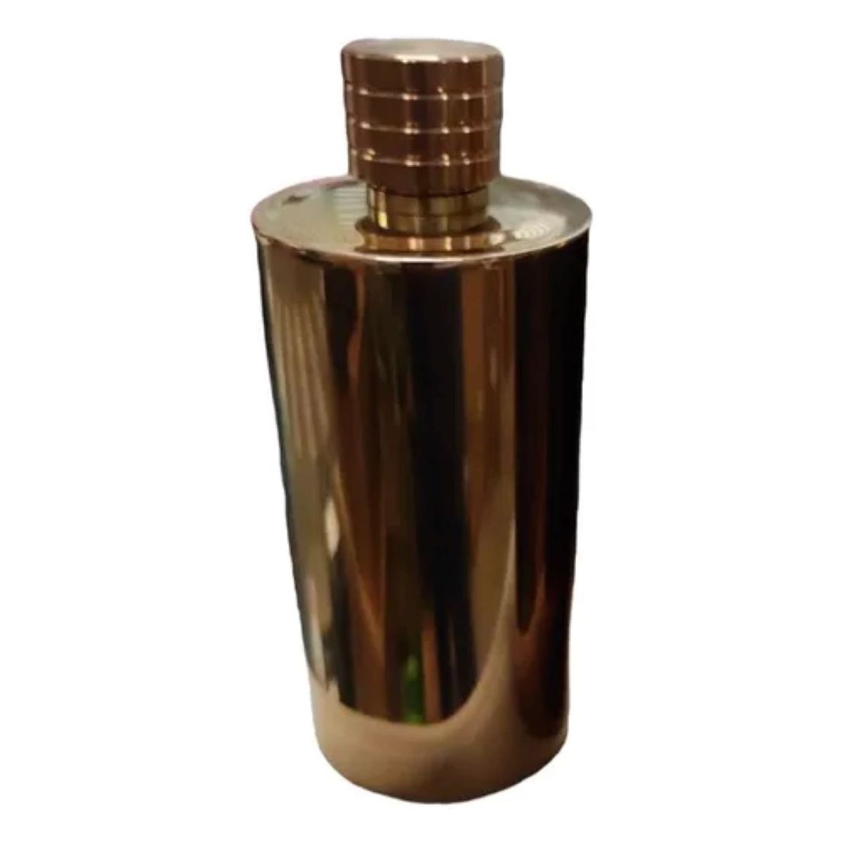 GENERICO - Botella Petaca Acero Cilíndrica Cobré 18 Oz Cobre