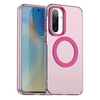 Carcasa para Samsung A56 5G Compatible Carga Magnética - Rosa