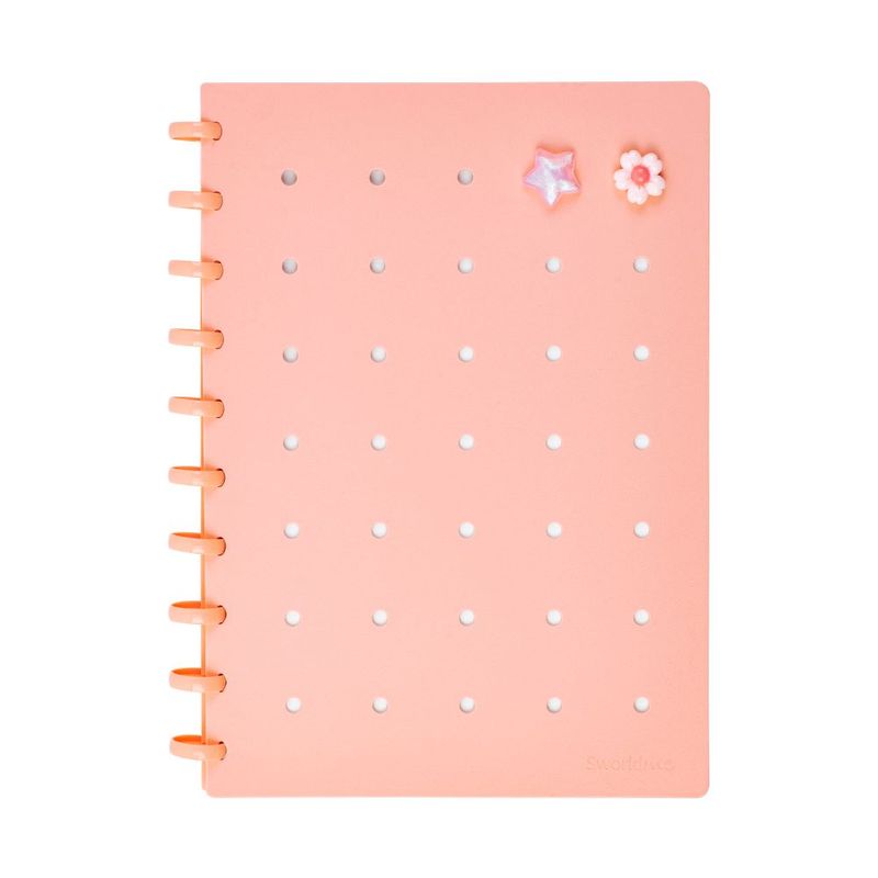 GENERICO - Cuaderno B5 c Pines Rosado Anillado