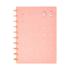 GENERICO - Cuaderno B5 c Pines Rosado Anillado