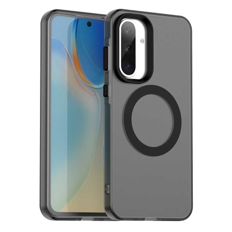 GENERICO - Carcasa para Samsung A56 5G Compatible Carga Magnética - Negro