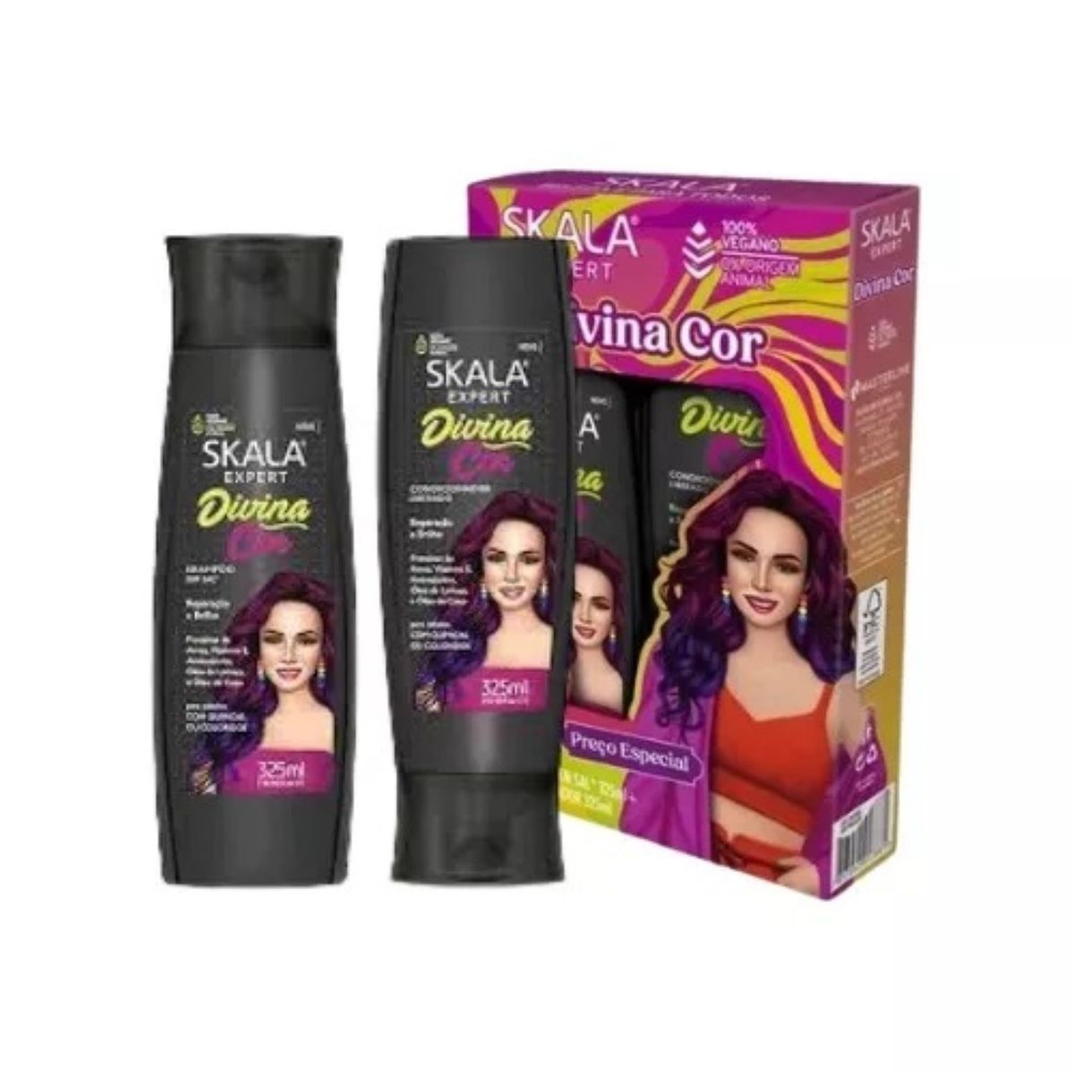 SKALA - Kit Shampoo Y Acond Divina Cor Skala Expert 650ml