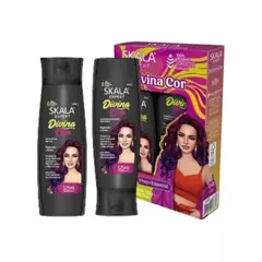 SKALA - Kit Shampoo Y Acond Divina Cor Expert 650ml