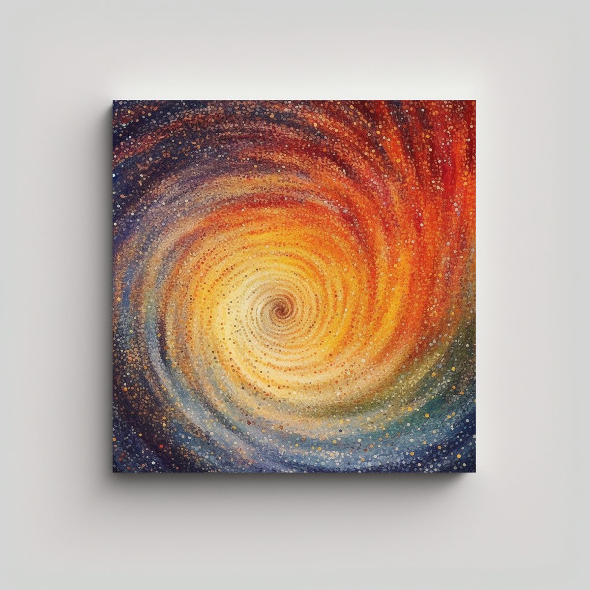 GENERICO - Cuadro Decorativo Nebuloso Espirales Infinitos 50x50 Cm