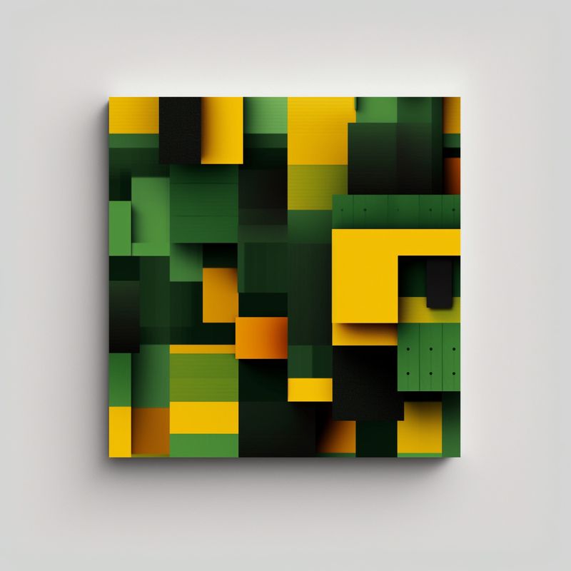 GENERICO - Composición Equilibrada Genera Imagen 60x60 Cm
