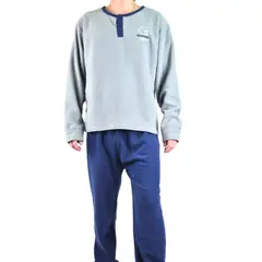 MPROPIA - Pijama Polar Hombre Invierno 2 Piezas Calidad Premium 4006