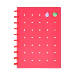 GENERICO - Cuaderno B5 c Pines Fucsia Anillado