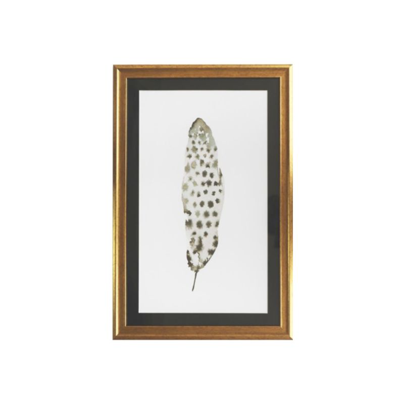 RONDA - Cuadro de pluma con puntos con un acabado moderno 40x60
