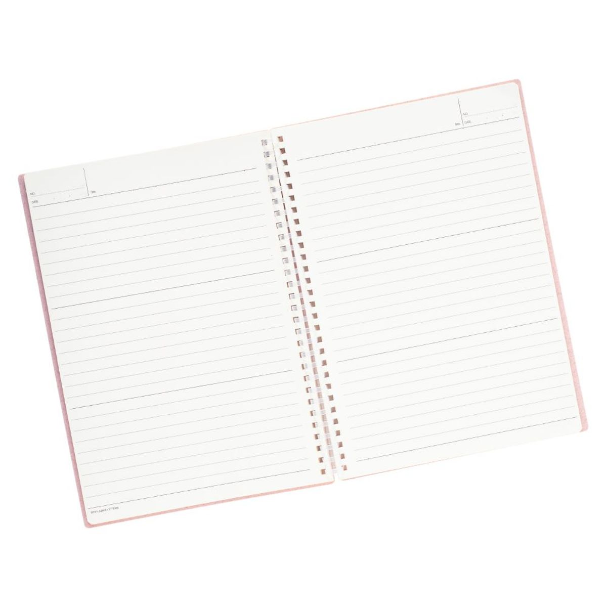 GENERICO - Cuaderno B5 Rosado Pastel Anillado