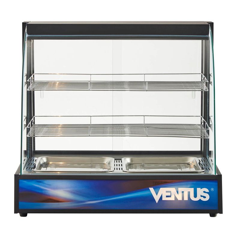VENTUS - Vitrina Mantenedor Caliente Sobremesa Curva VMCD-2 Ventus