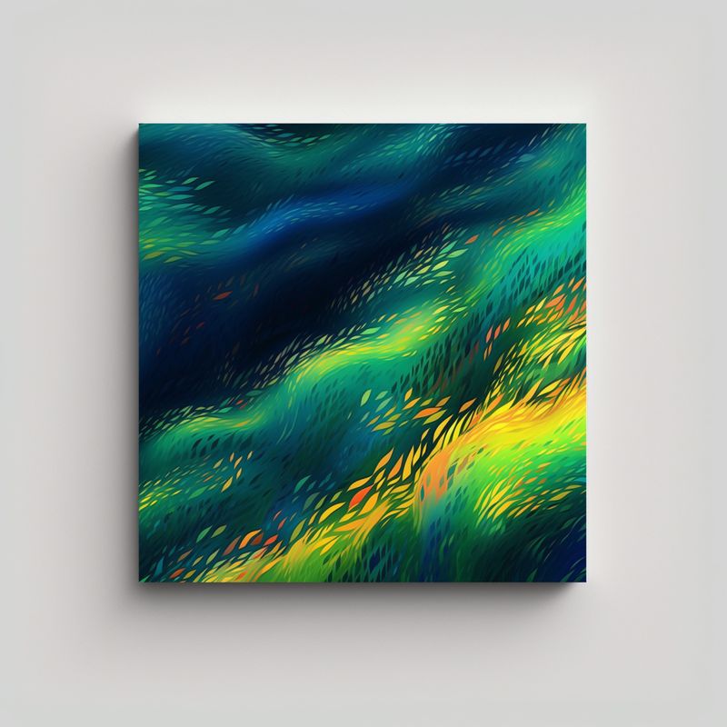 GENERICO - Pinturas De Decoración De Inspiración En Arte 60x60 Cm