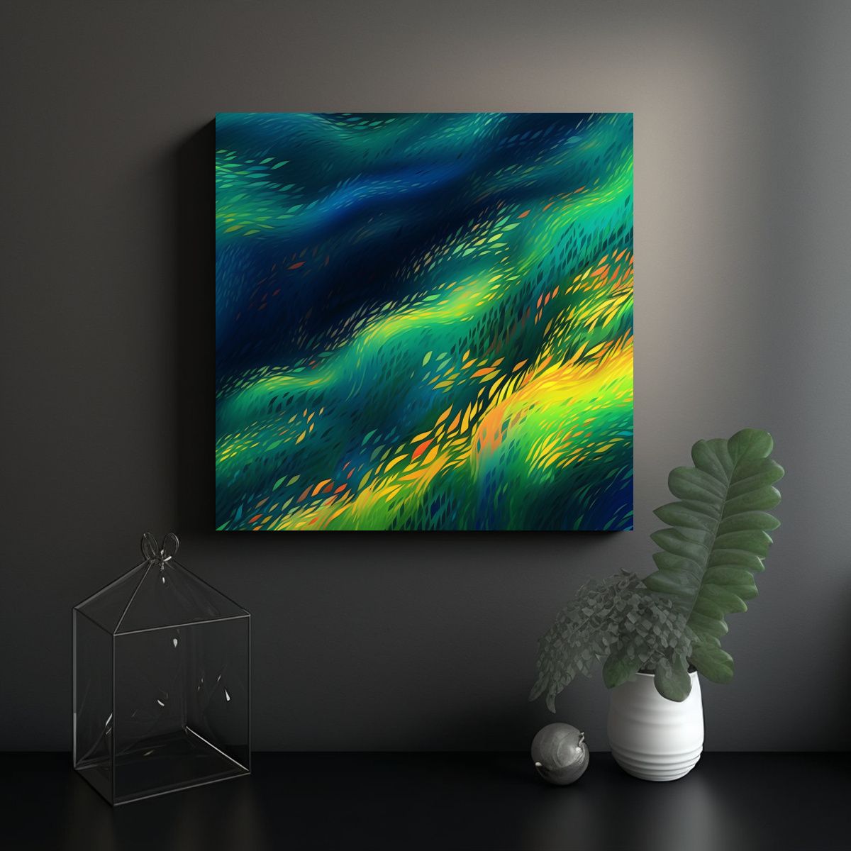 GENERICO - Pinturas De Decoración De Inspiración En Arte 60x60 Cm