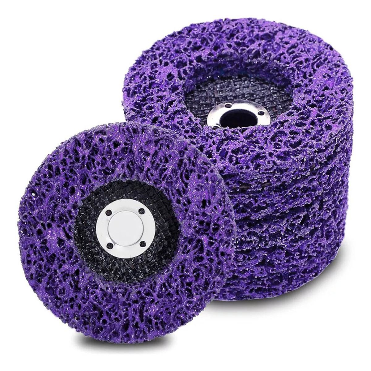 MUNDO MAGIA - Disco Pulir Removedor Pintura Oxido 115mm Esmeril 5pcs