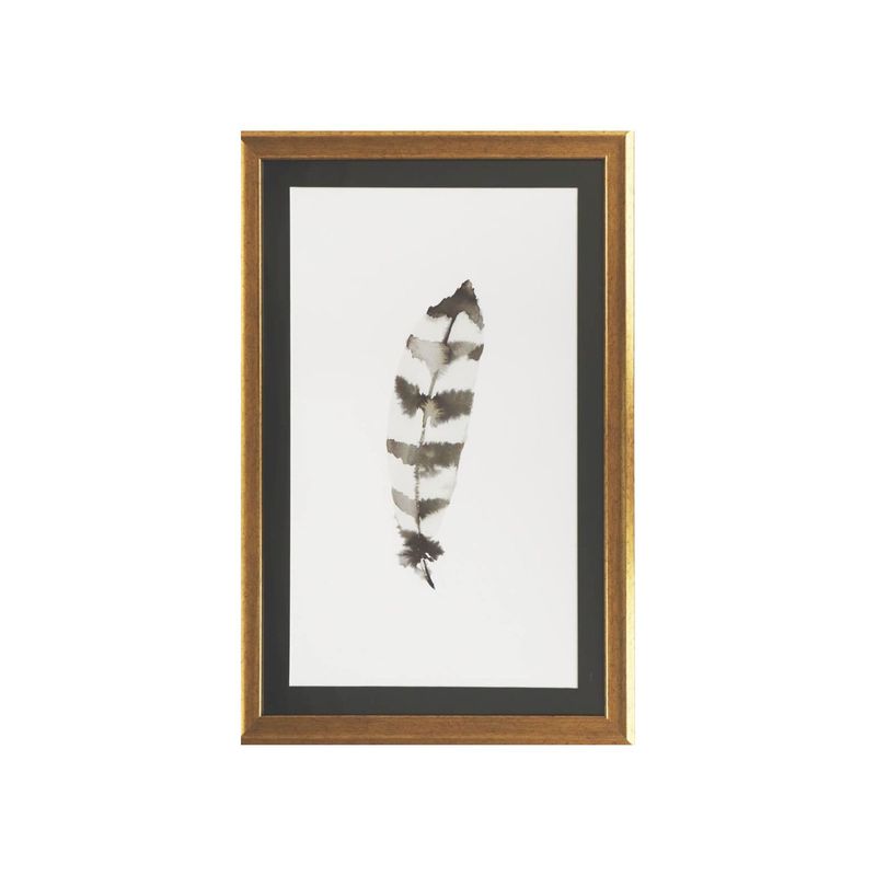 RONDA - Cuadro pluma de rayas con un acabado moderno y minimalista 40x60