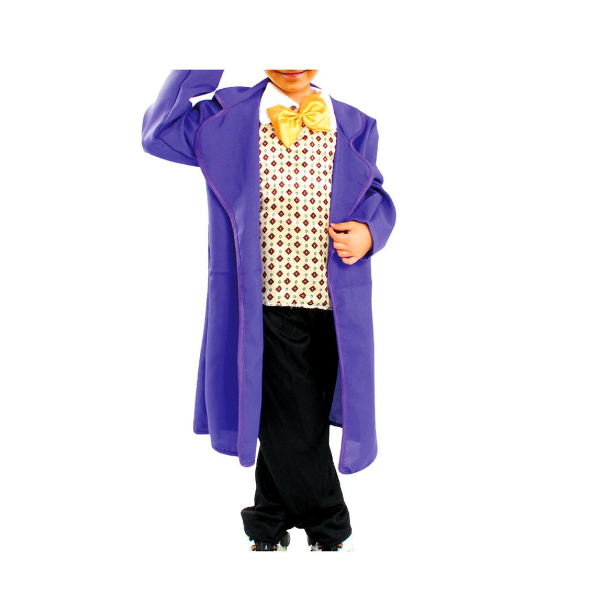 GENERICO - Disfraz Willy Wonka Para Niños talla3-4años