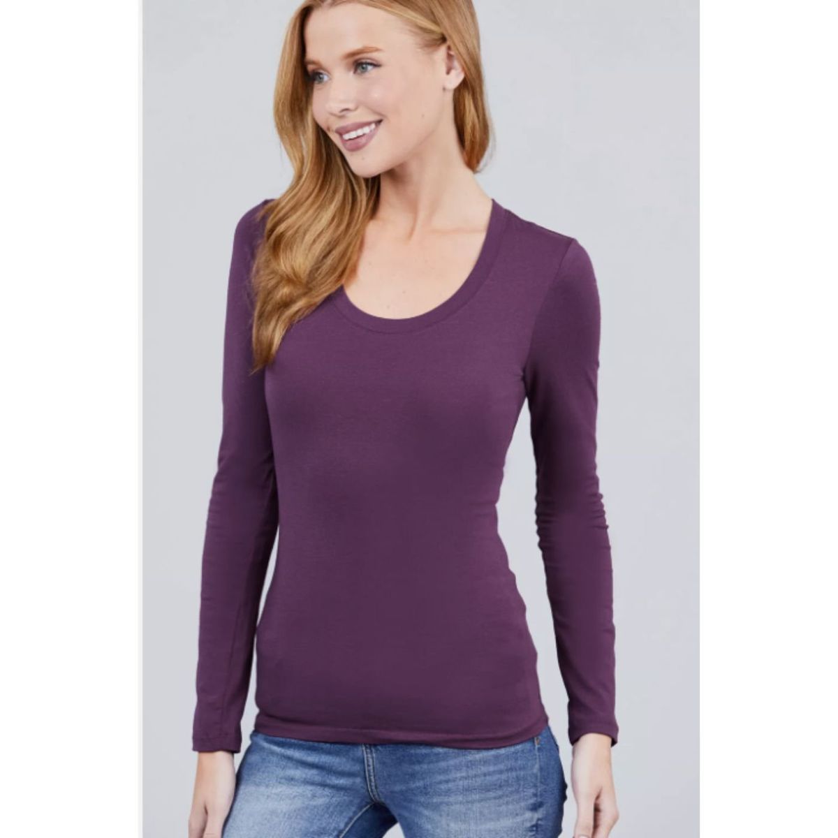 LIKE SHOP - Camiseta Mujer Elasticada Forro Polar Manga Larga 2419