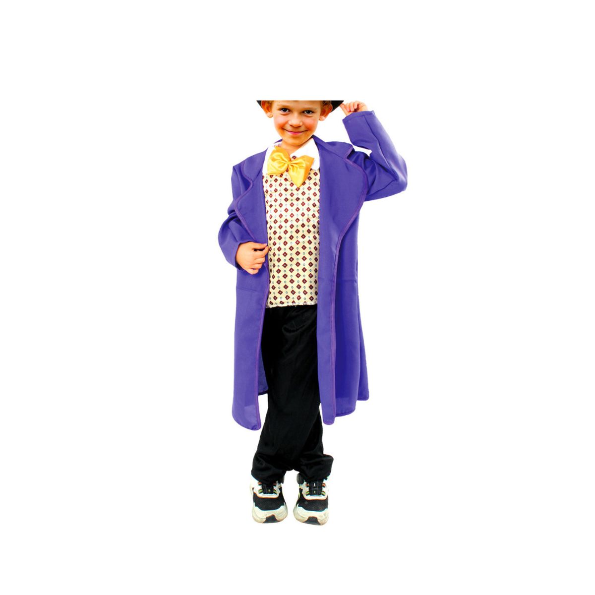 GENERICO - Disfraz Willy Wonka Para Niños talla7-9años