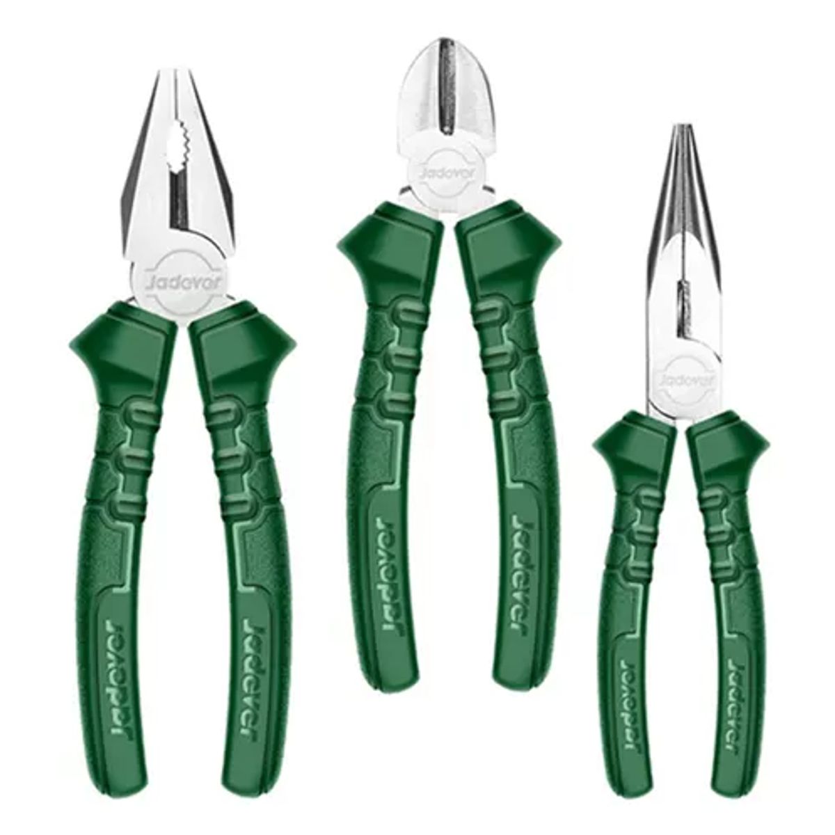 GENERICO - Kit Set Juego De Alicates 3 Piezas Jadever Jdps0623