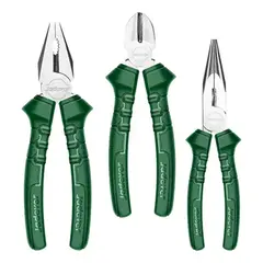 GENERICO - Kit Set Juego De Alicates 3 Piezas Jadever Jdps0623