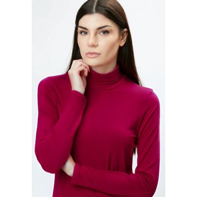 Imagen 2 del producto Camiseta Mujer Elasticada Forro Polar Cuello Beatle 4219