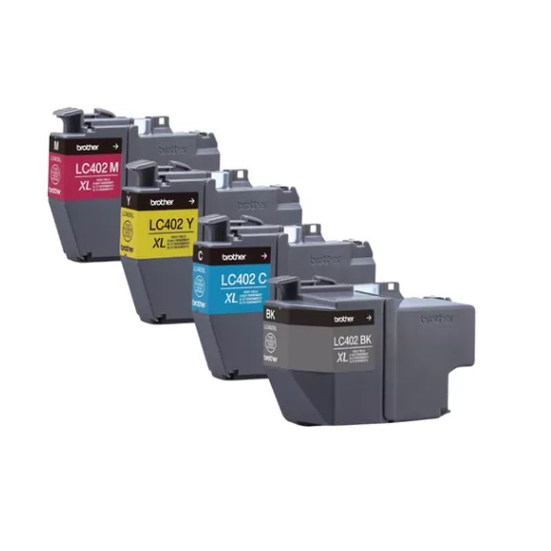 BROTHER - PACK 4 TINTAS ORIGINALES BROTHER LC402 XL BKCMY MFC-J6740DW